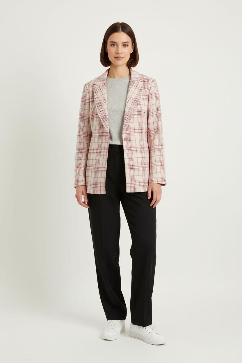 Blazer Beige et Rose - Taille M/38