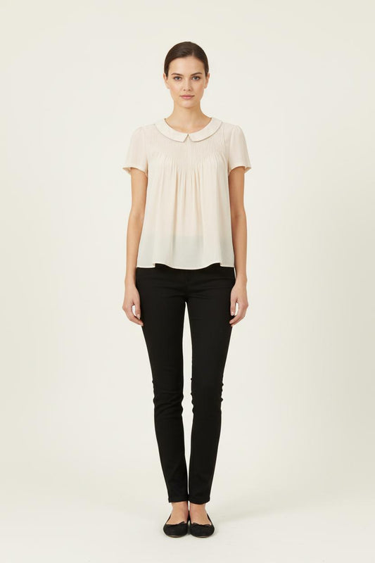 Blouse Beige - Taille XS/34