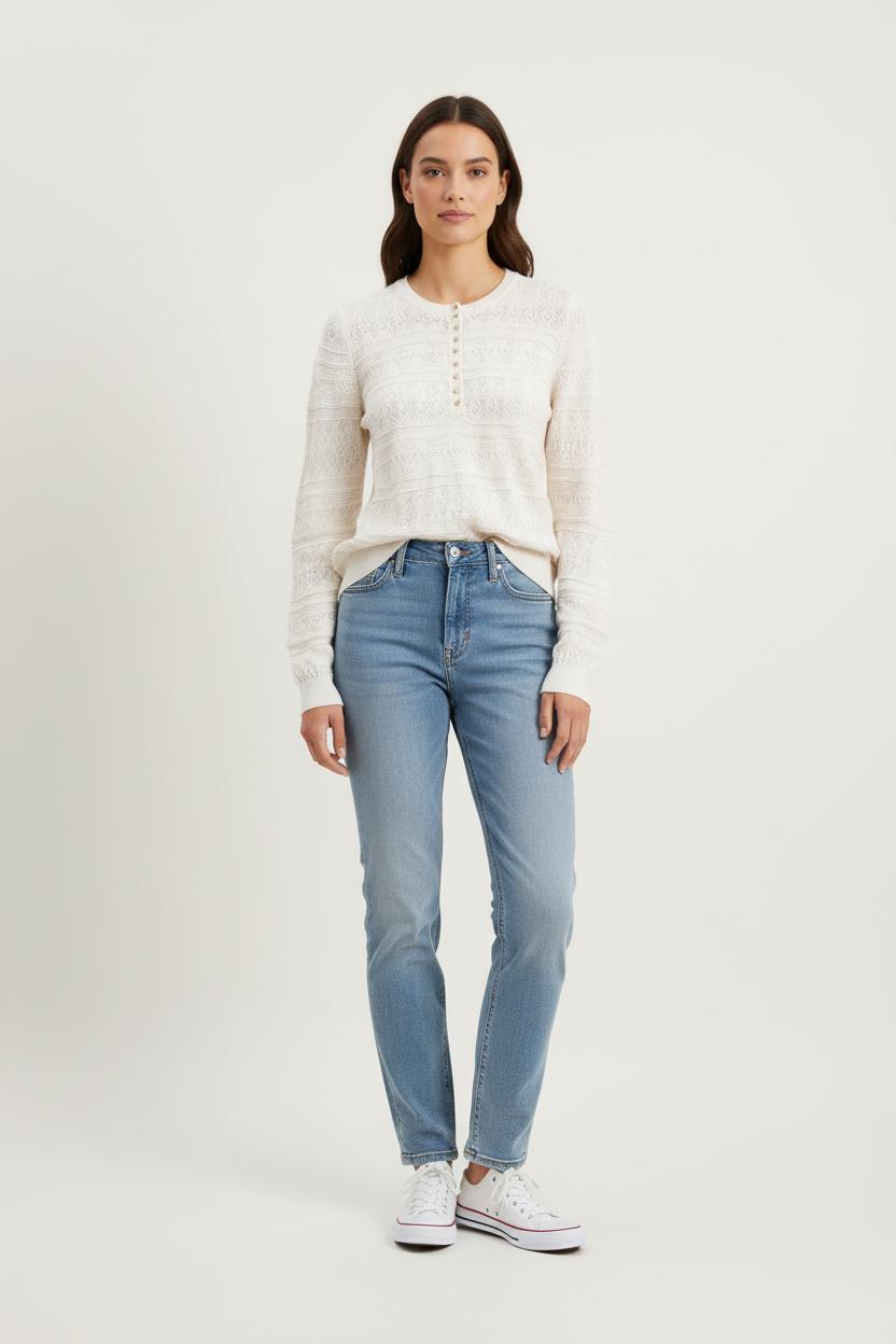 Cardigan Blanc - Taille M/38