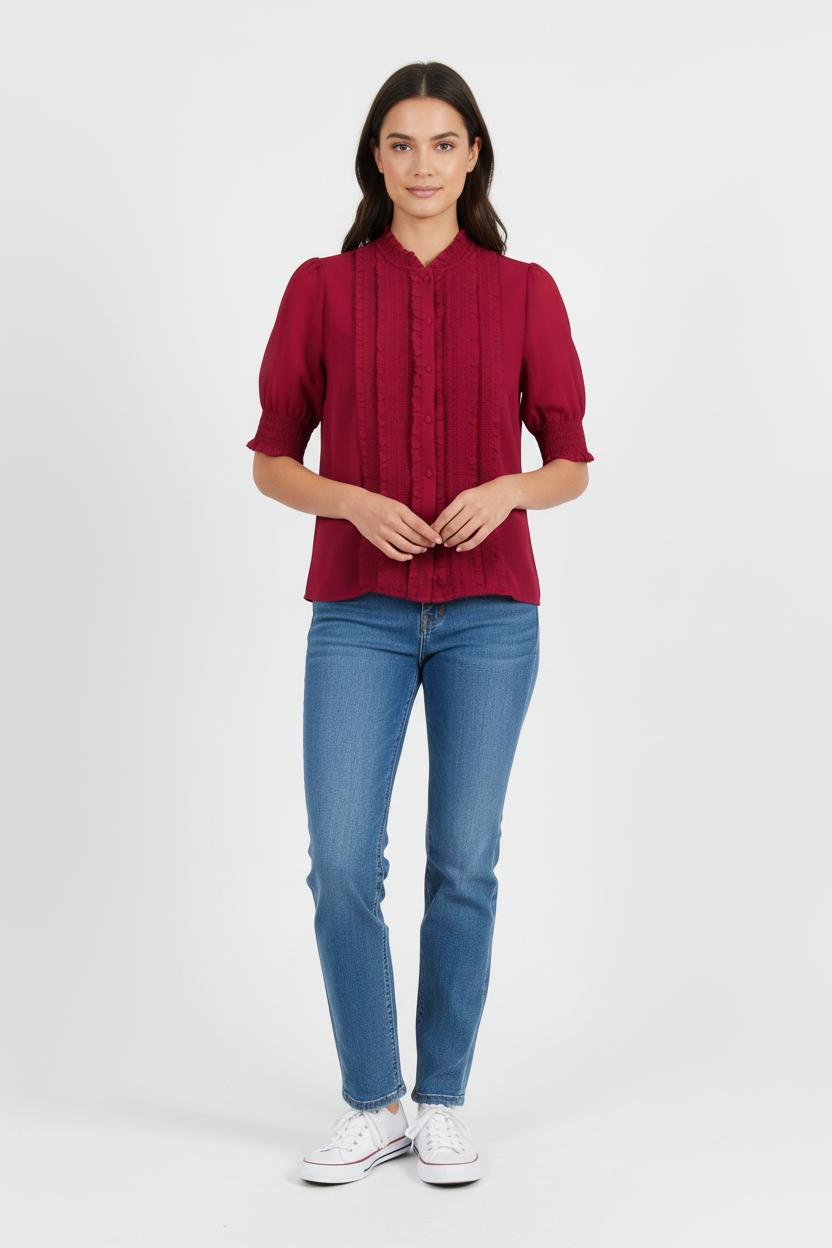 Blouse Violette - Taille XS/34