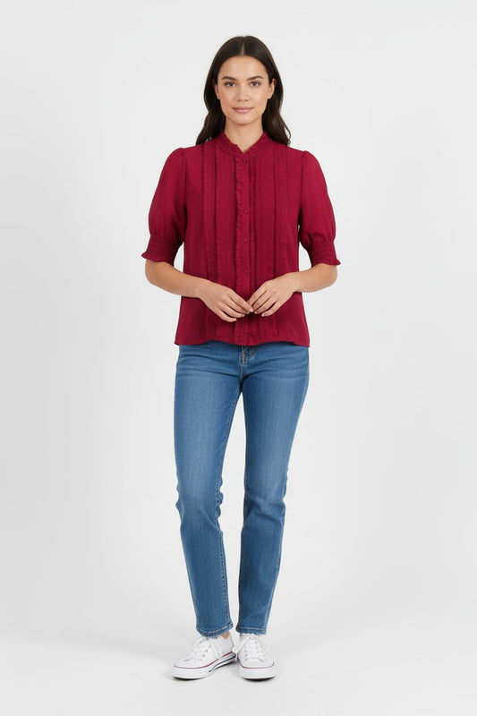 Blouse Violette - Taille XS/34