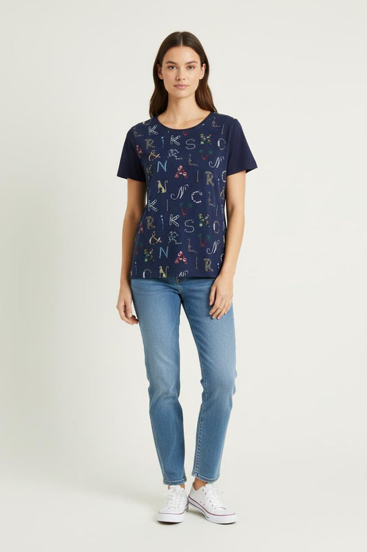 Tee-shirt Bleu - Taille M/38