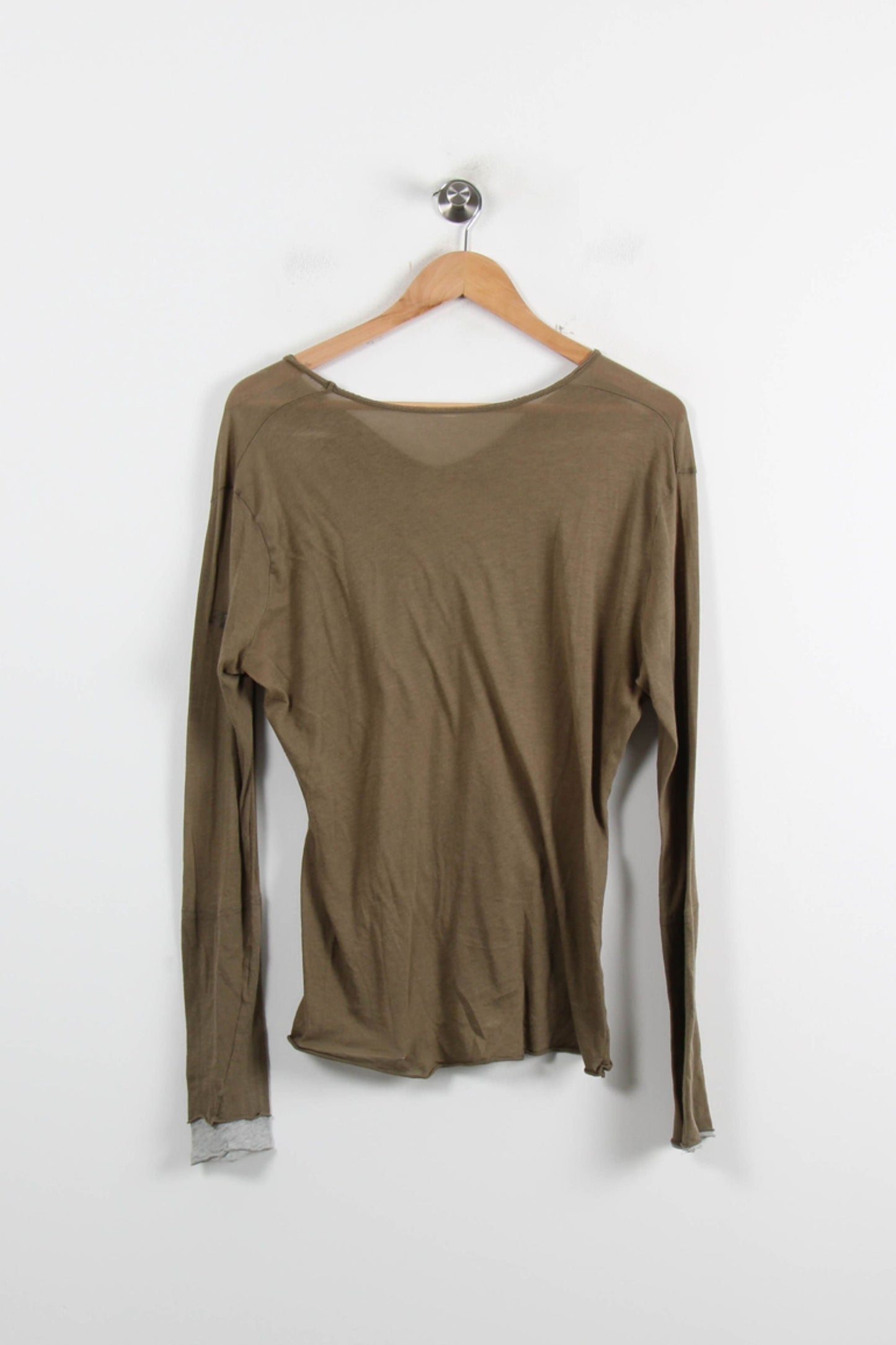 T-shirt Manches Longues Vert - Taille M/38