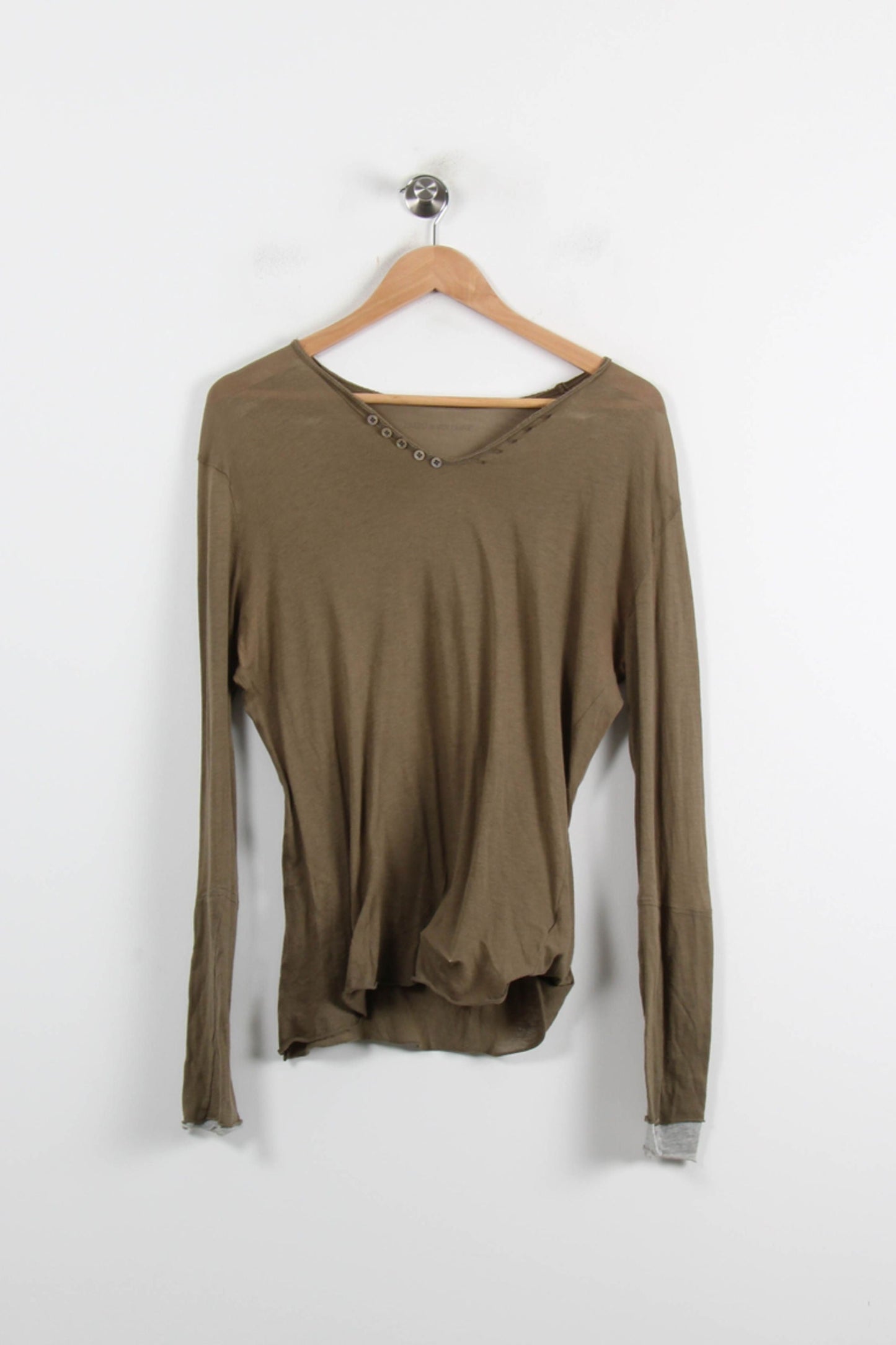 T-shirt Manches Longues Vert - Taille M/38