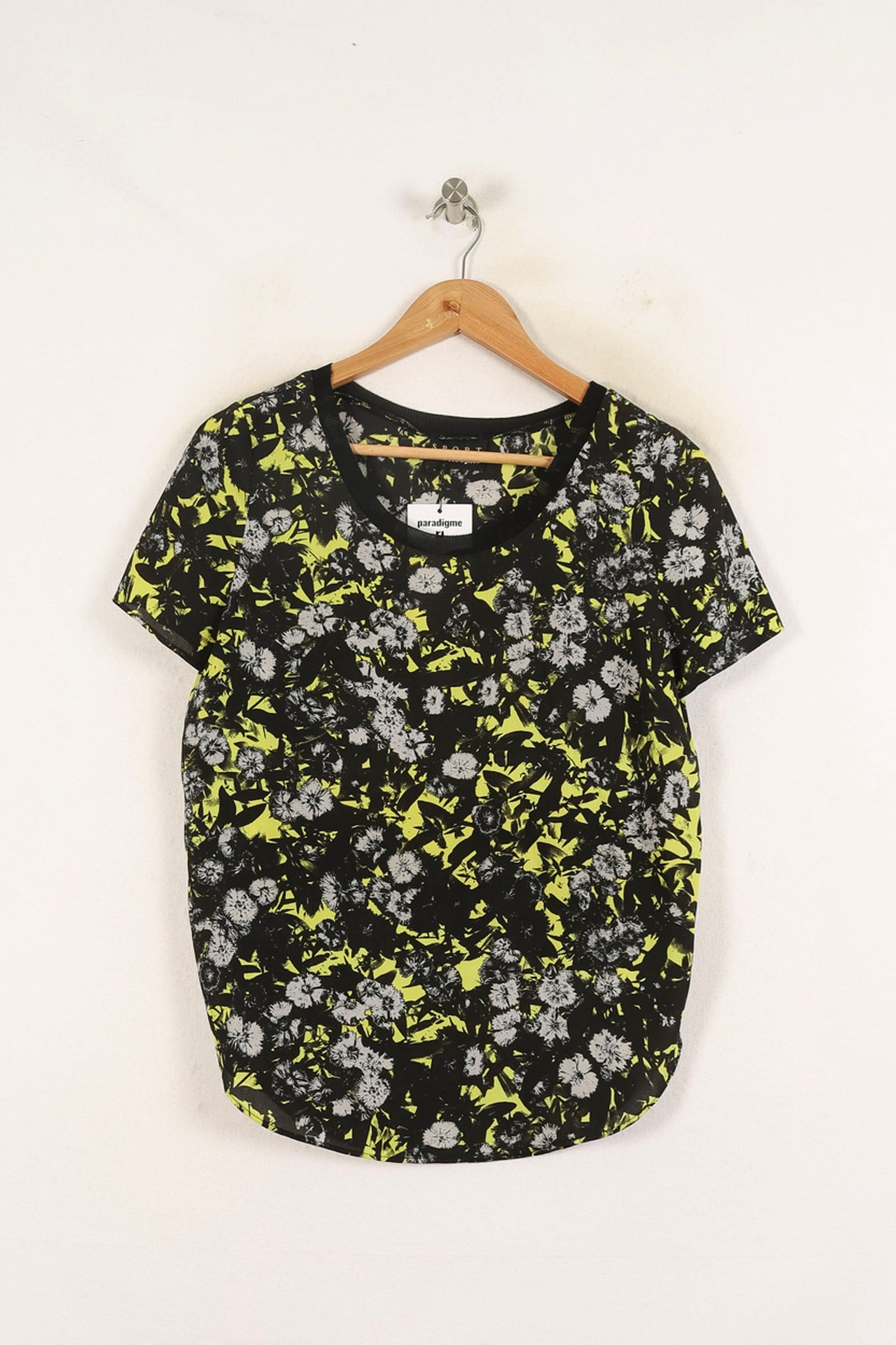 Tee-shirt Noir et Jaune - Taille S/36