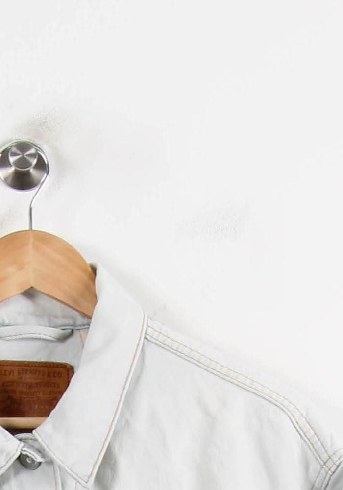 Gilet et jean bleu clair - Taille S/36