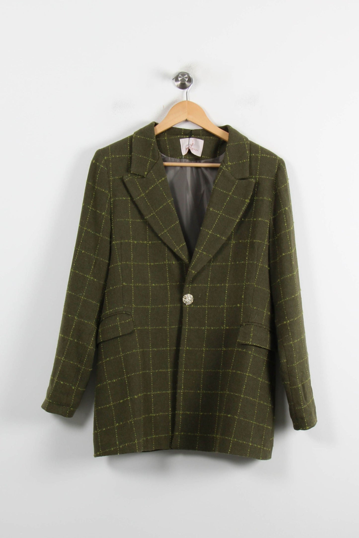 Blazer Vert à Carreaux - Taille M/38