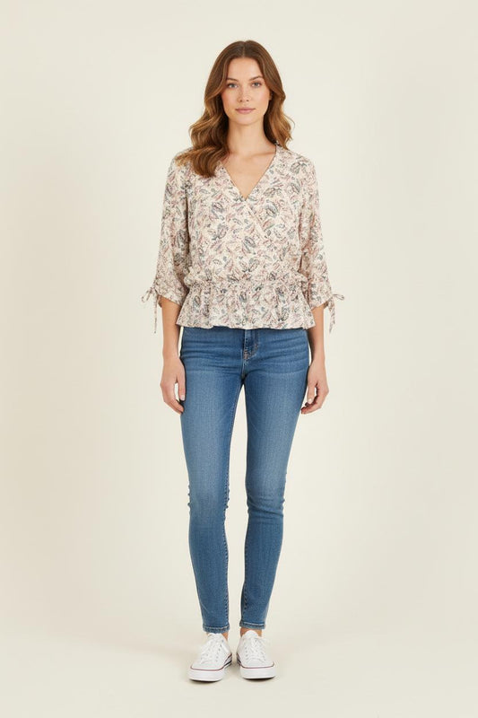 Blouse multicolore - Taille S/36