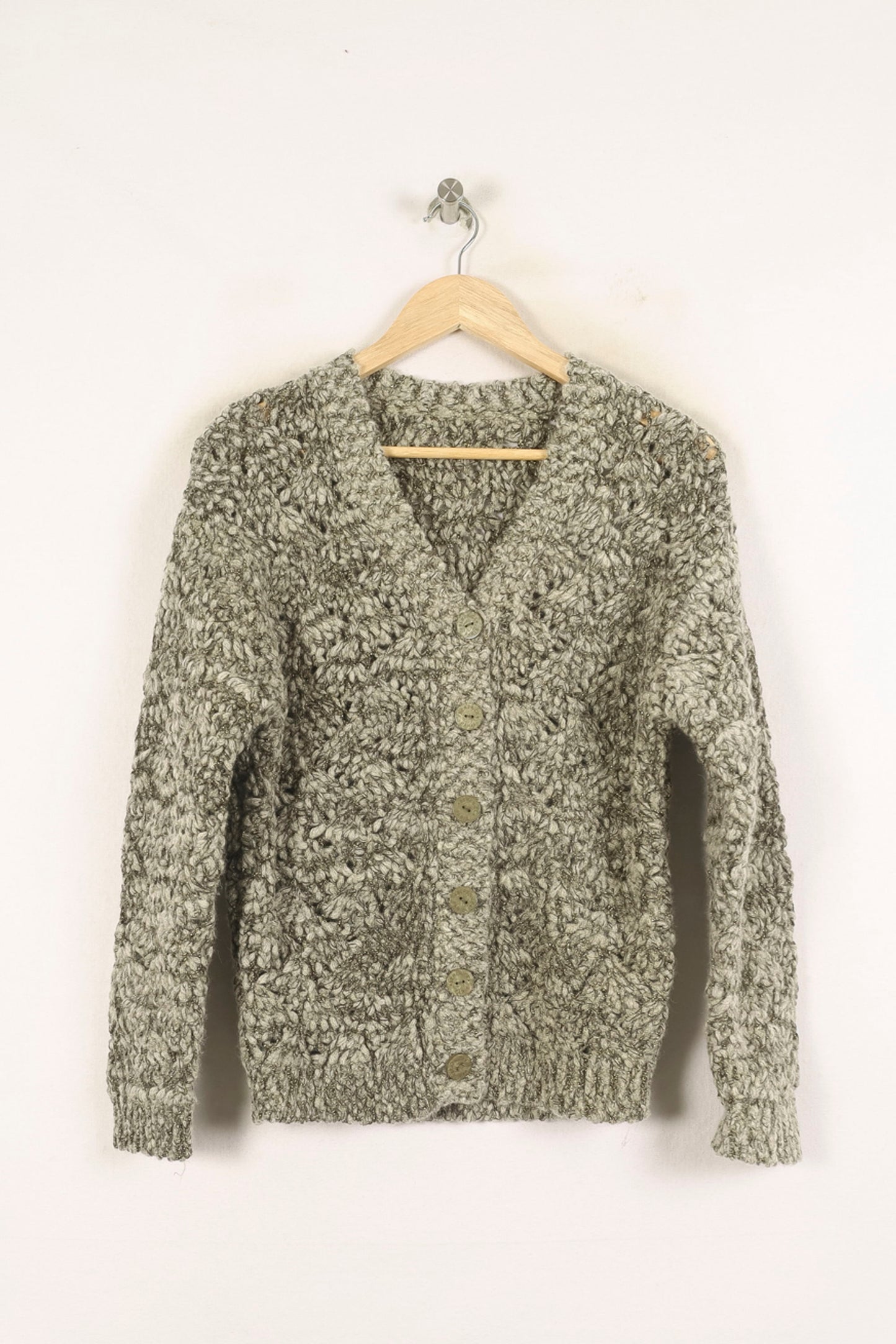 Cardigan Gris - Taille S/36