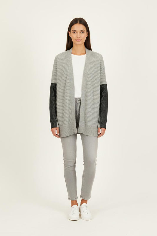 Cardigan Gris et Noir - Taille S/36