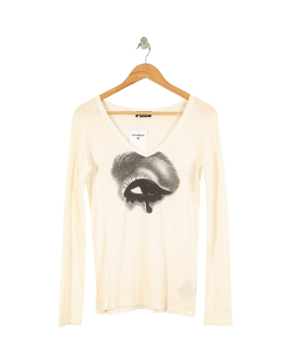 Tee-shirt Manches Longues Beige - Taille S/36