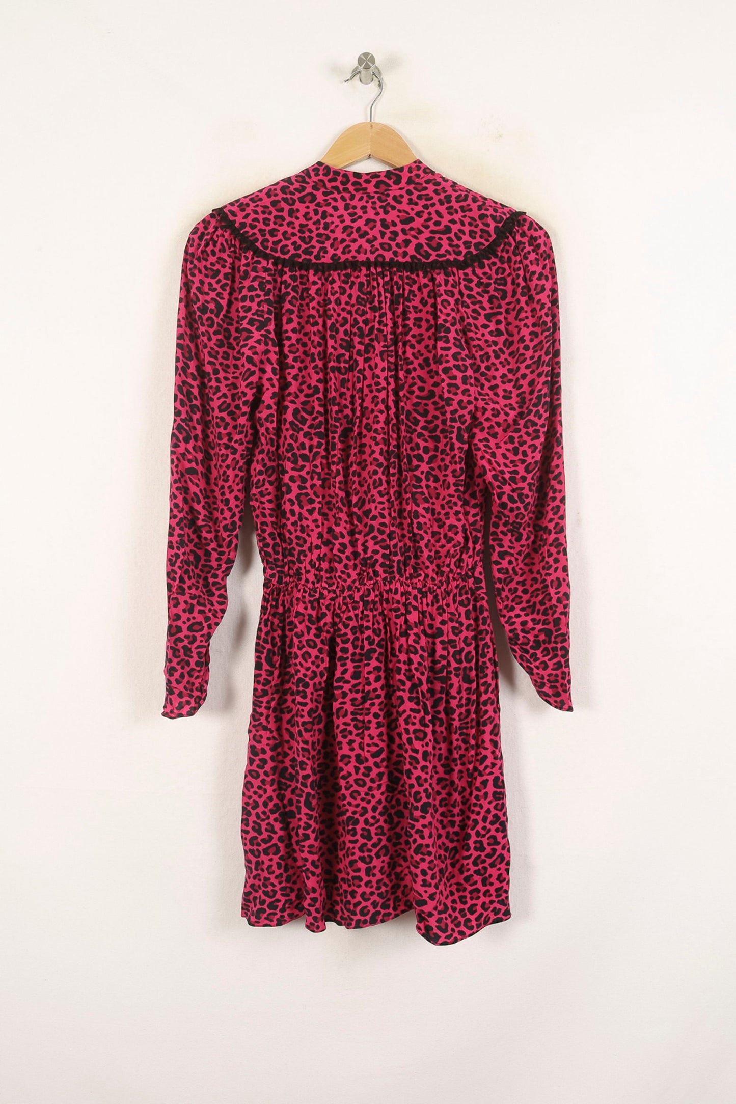 Robe Midi Rose et Noire - Taille XS/34