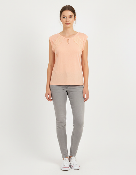 T-shirt Orange - Taille XS/34