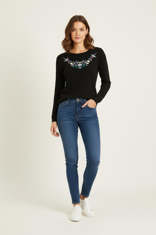 Pull Noir - Taille S/36