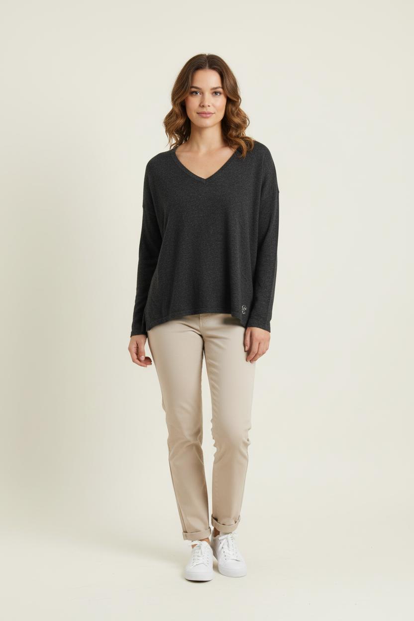 Pull Gris - Taille L/40