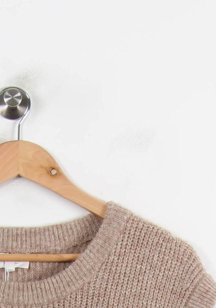 Pull Sans Manches Beige - Taille S/36