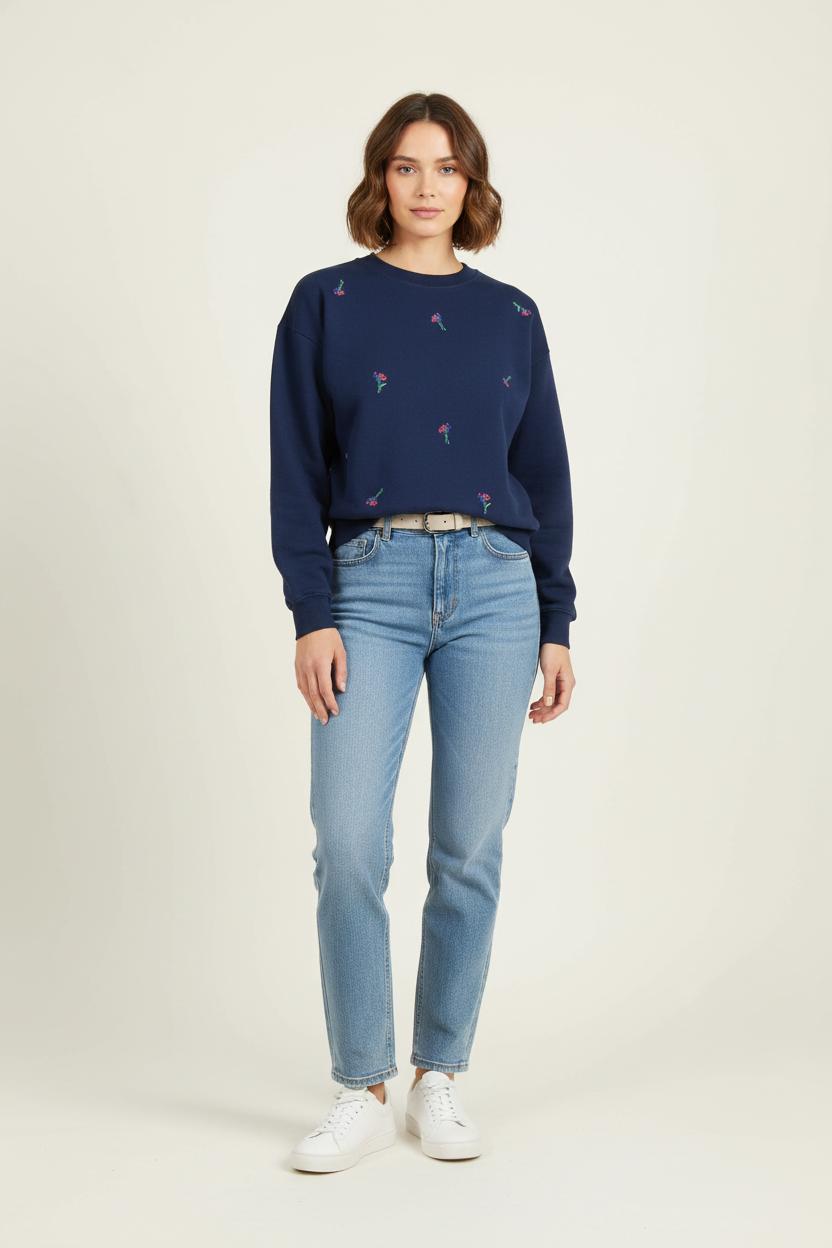 Sweatshirt Bleu - Taille S/36