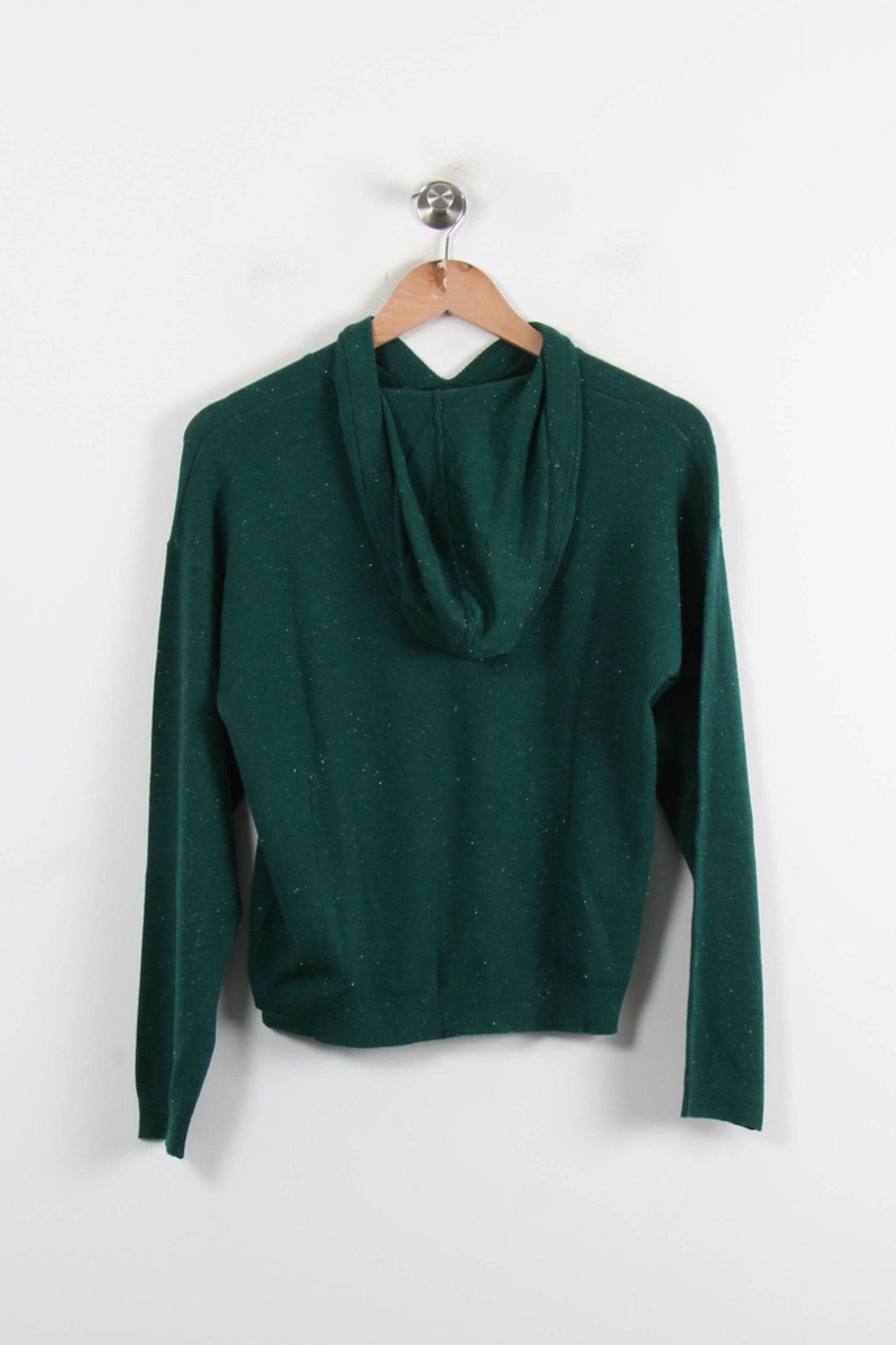 Sweat à Capuche Vert - Taille S/36
