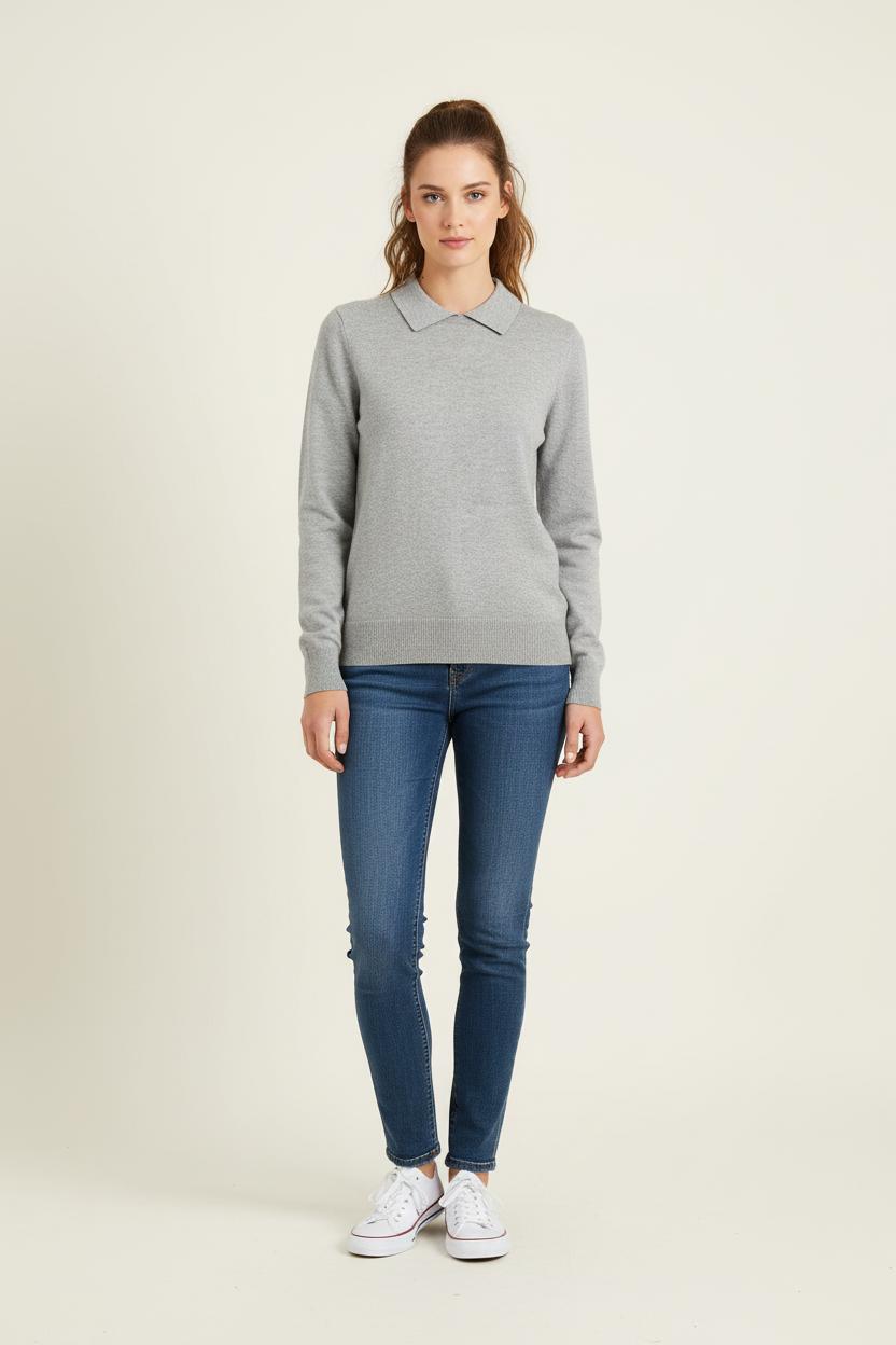 Pull Gris - Taille S/36