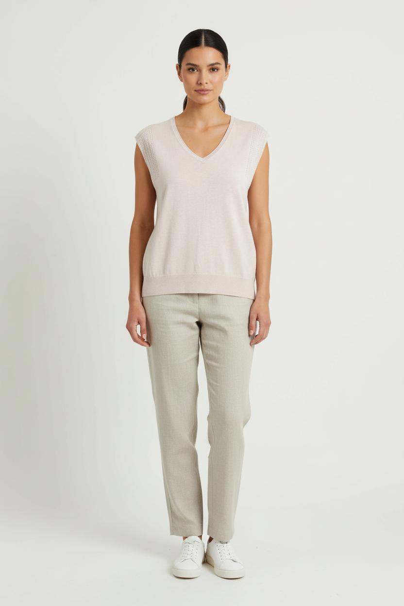 Débardeur Beige - Taille XS/34