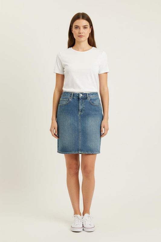 Jupe en Jean Bleue - Taille M/38