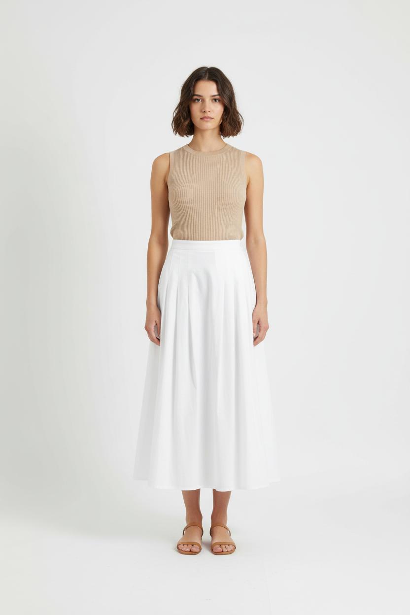 Jupe Longue Blanche - Taille S/36