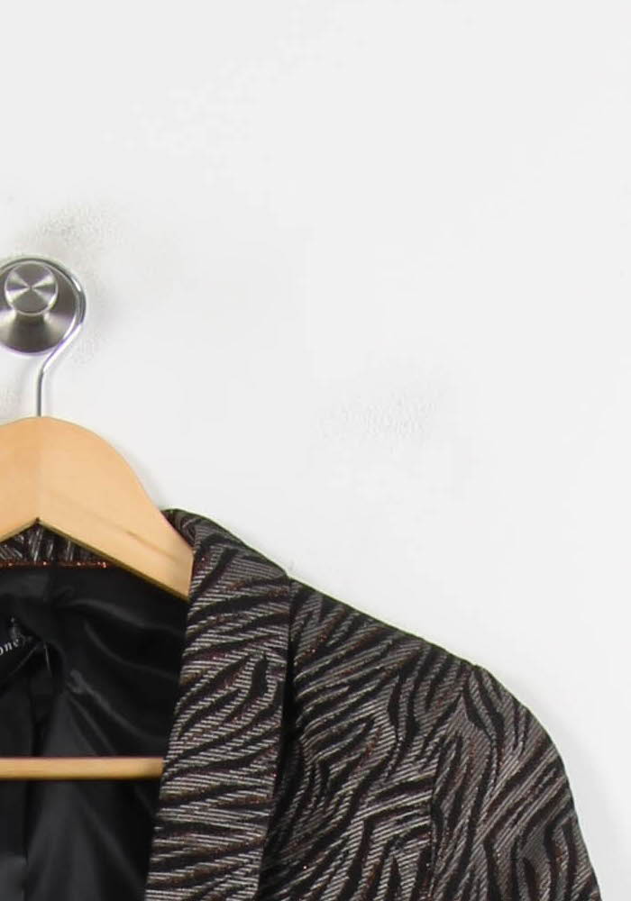 Blazer Noir et Beige - Taille S/36