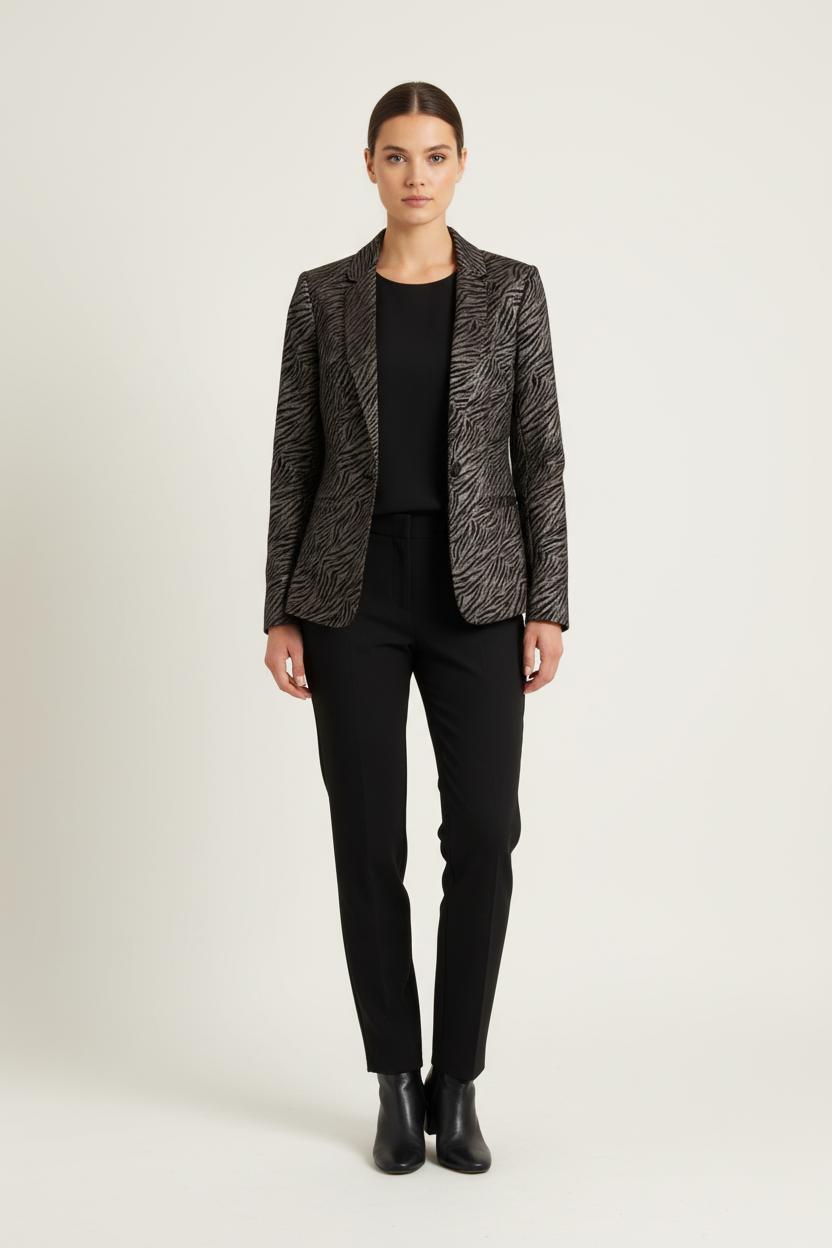 Blazer Noir et Beige - Taille S/36