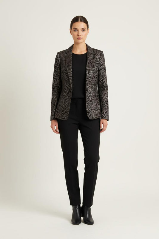 Blazer Noir et Beige - Taille S/36