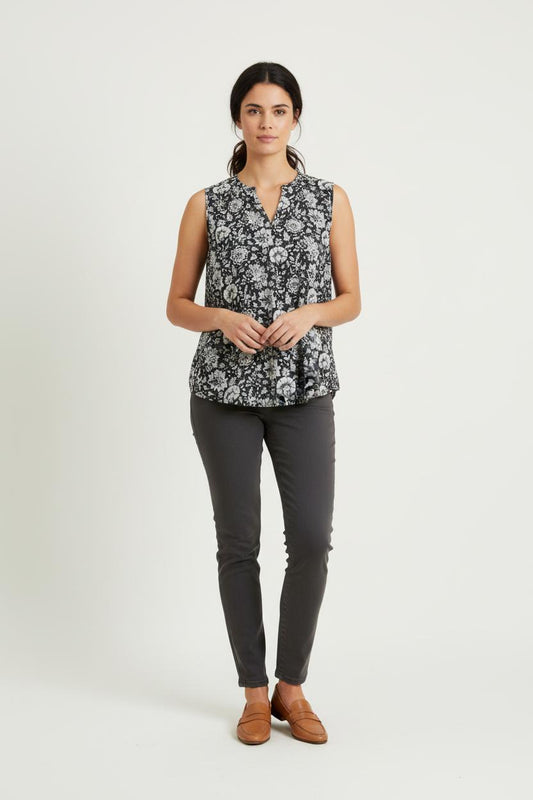 Blouse Bleu et Blanche - Taille XS/34