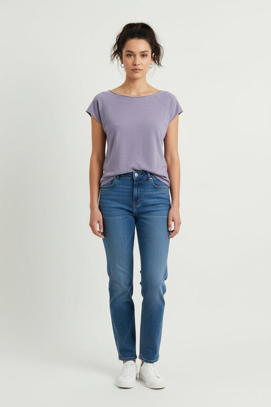 T-shirt Violet - Taille M/38