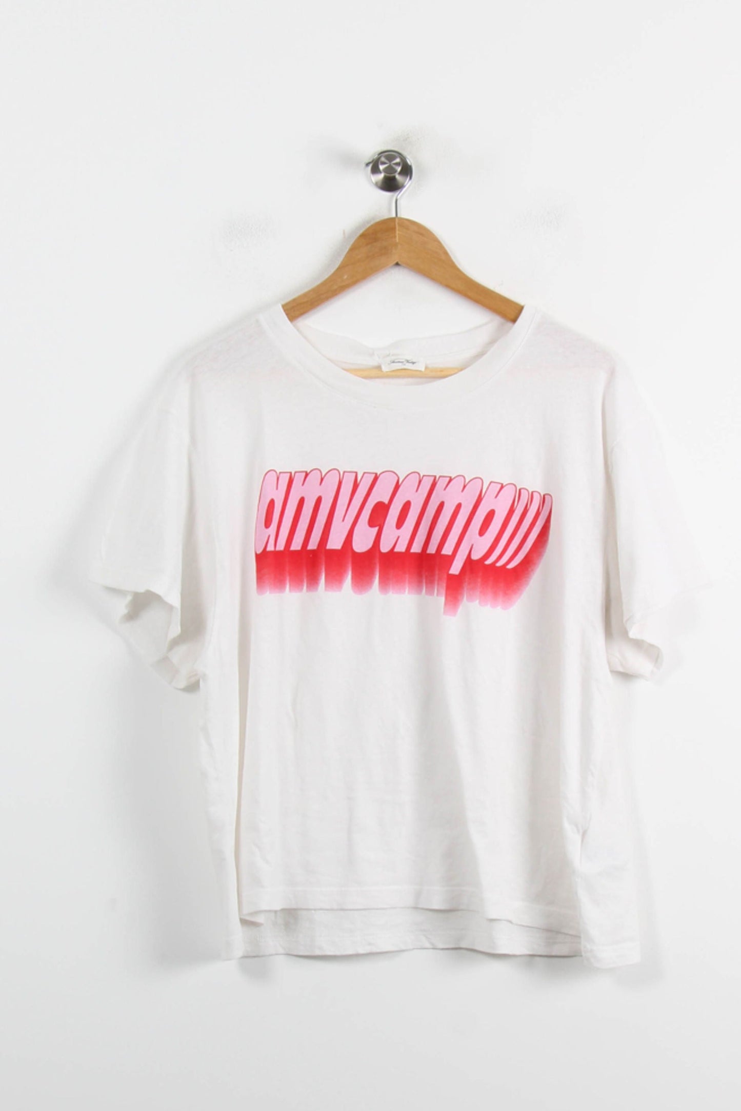 Tee-shirt Blanc et Rose - Taille L/40