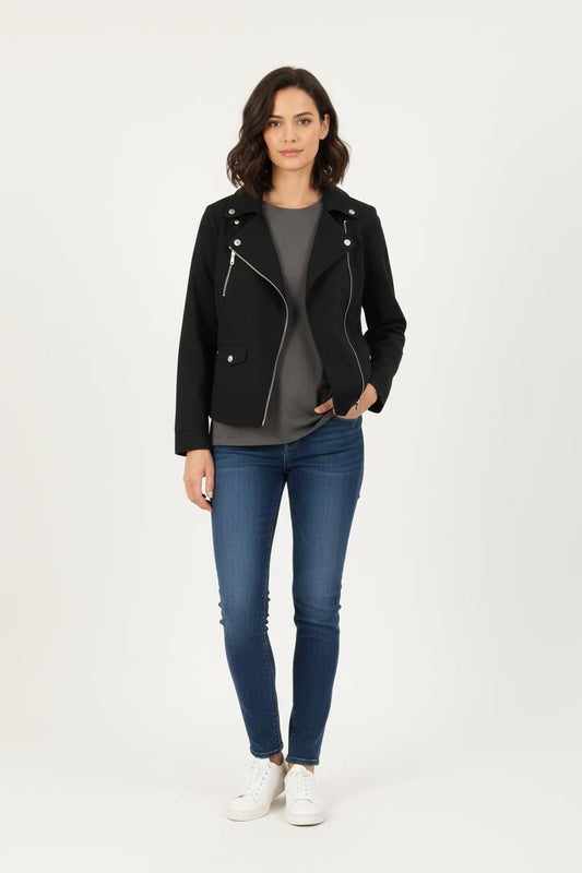 Blouson Noir - Taille XS/34