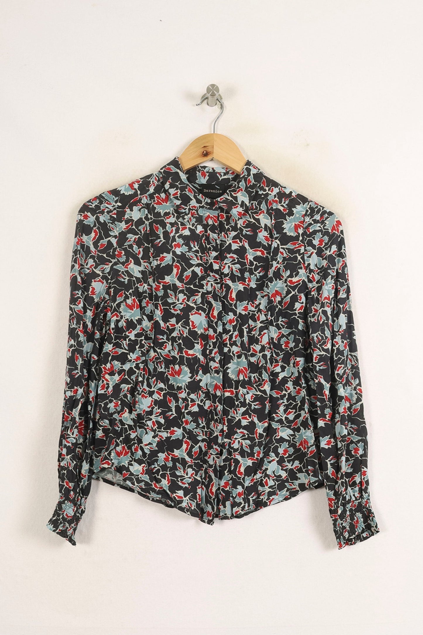 Blouse Noire et Rouge - Taille S/36