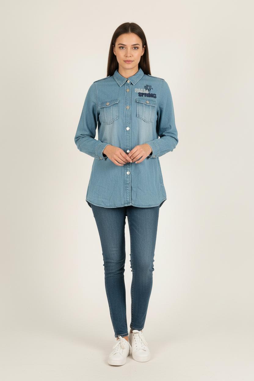 Surchemise Bleue - Taille S/36