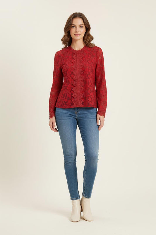Blouse Rouge - Taille S/36