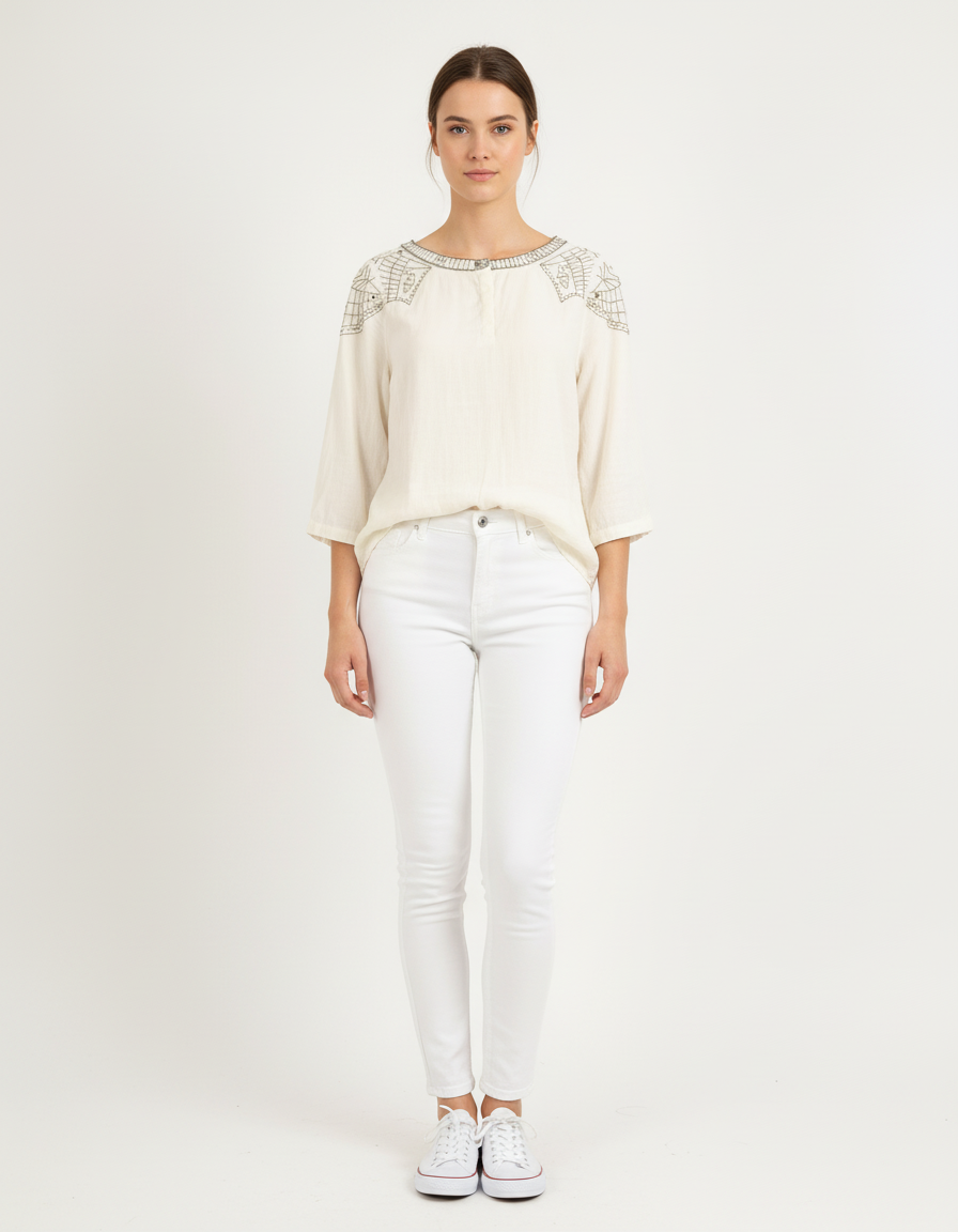 Blouse Blanche - Taille S/36