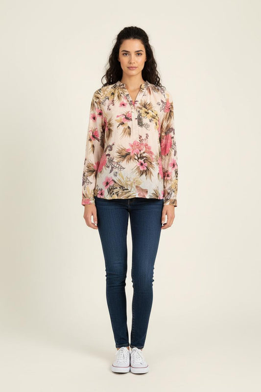 Blouse Fleurie Multicolore - Taille S/36