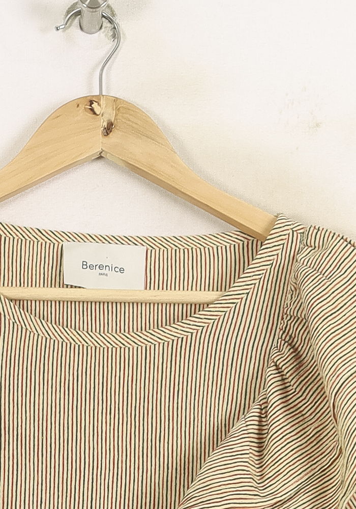 Blouse Rayée Jaune et Rouge - Taille S/36