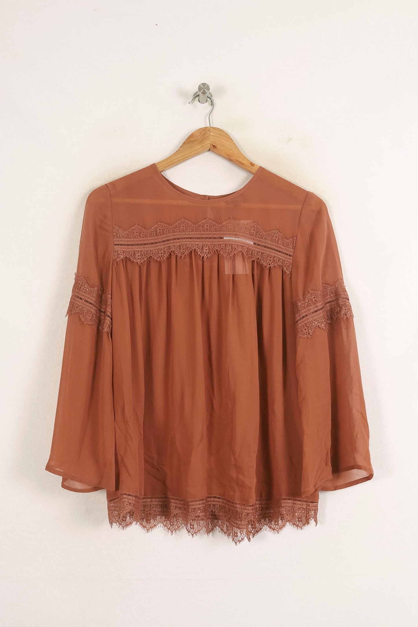 Blouse marron - Taille S/36