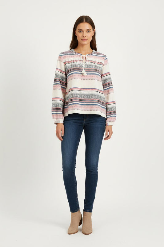 Blouse multicolore - Taille S/36