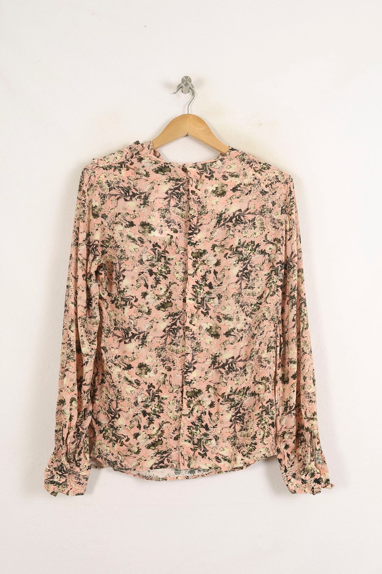 Blouse Rose et Verte - Taille S/36