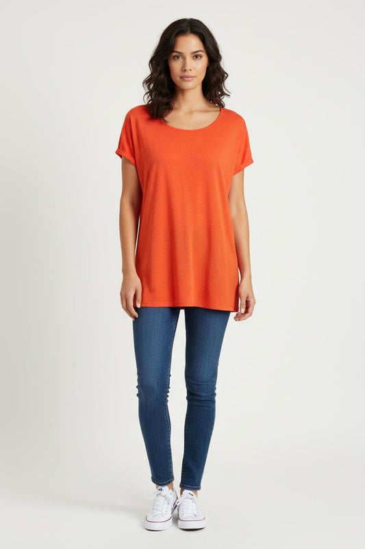 Tee-shirt Orange - Taille S/36