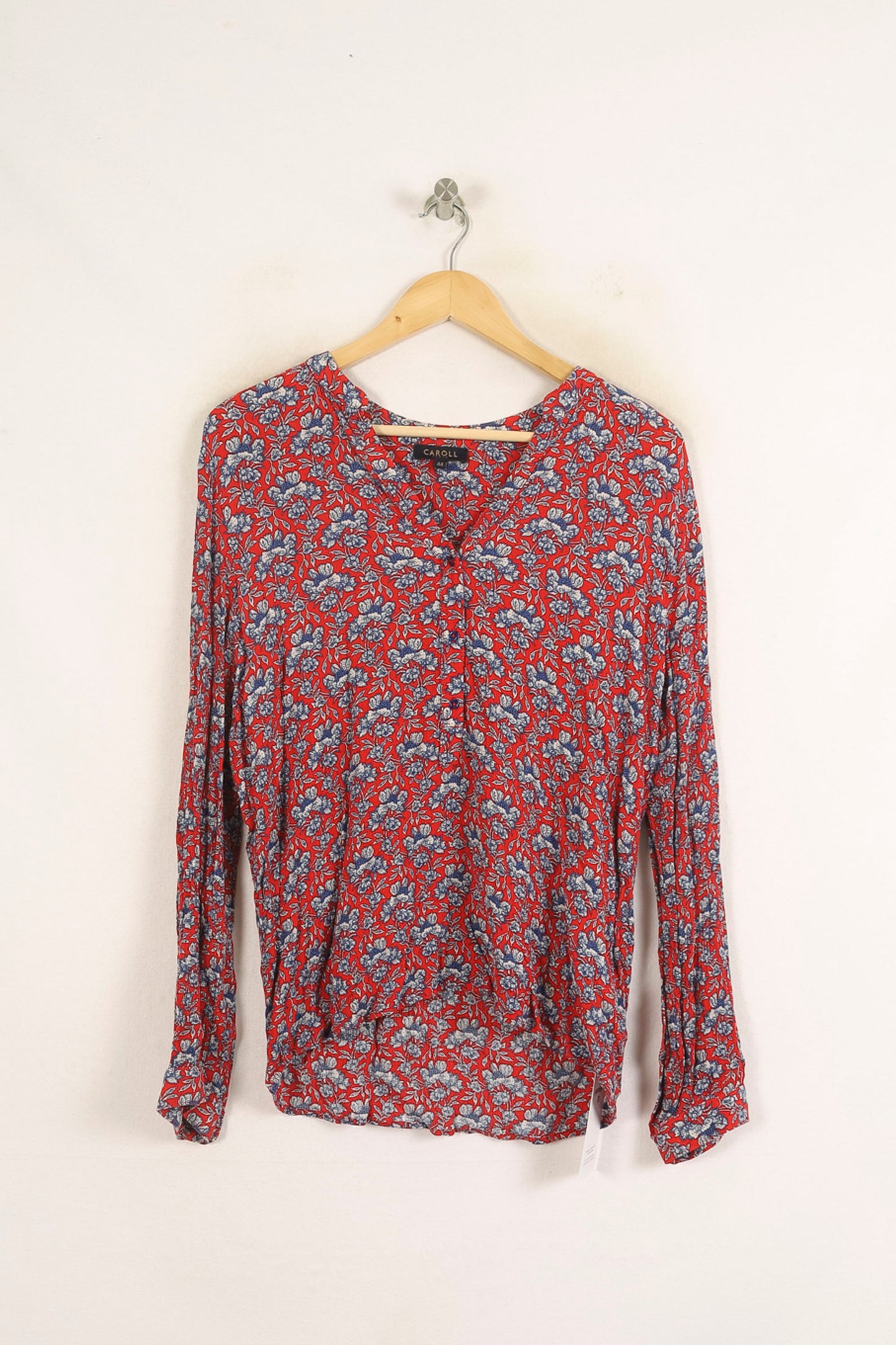 Blouse Rouge et Bleue - Taille XXL/44