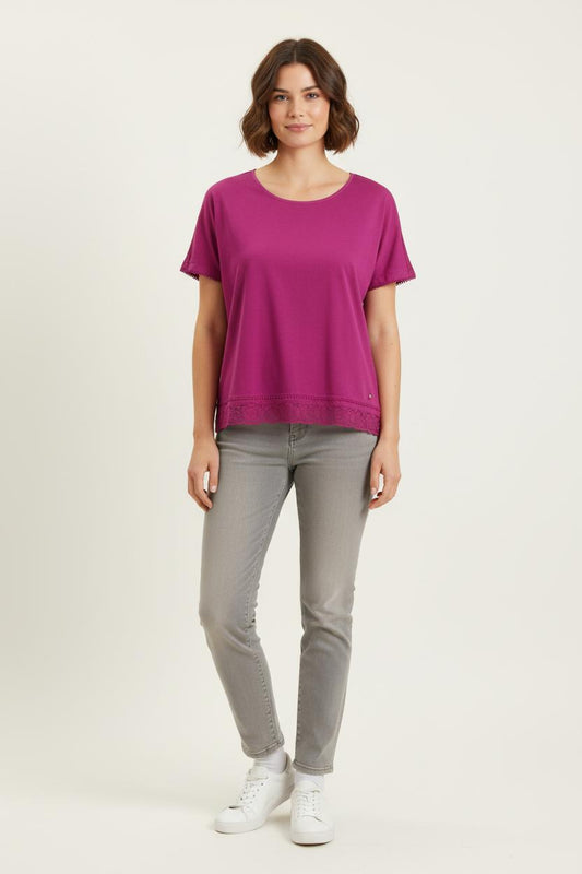 Tee-shirt Violet - Taille S/36