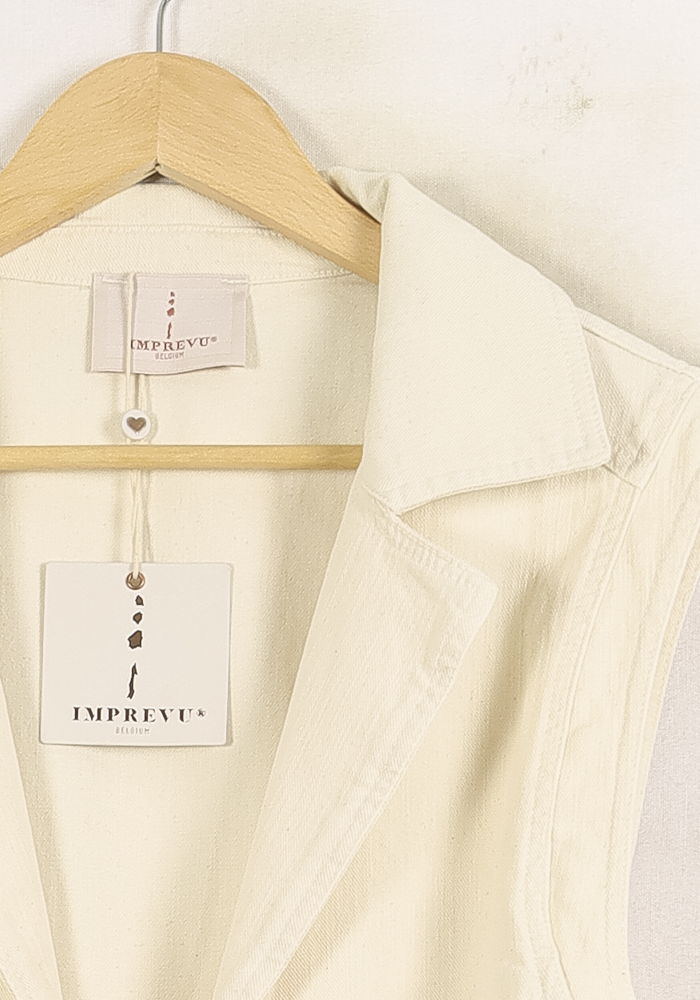 Veste Sans Manches Beige - Taille M/38