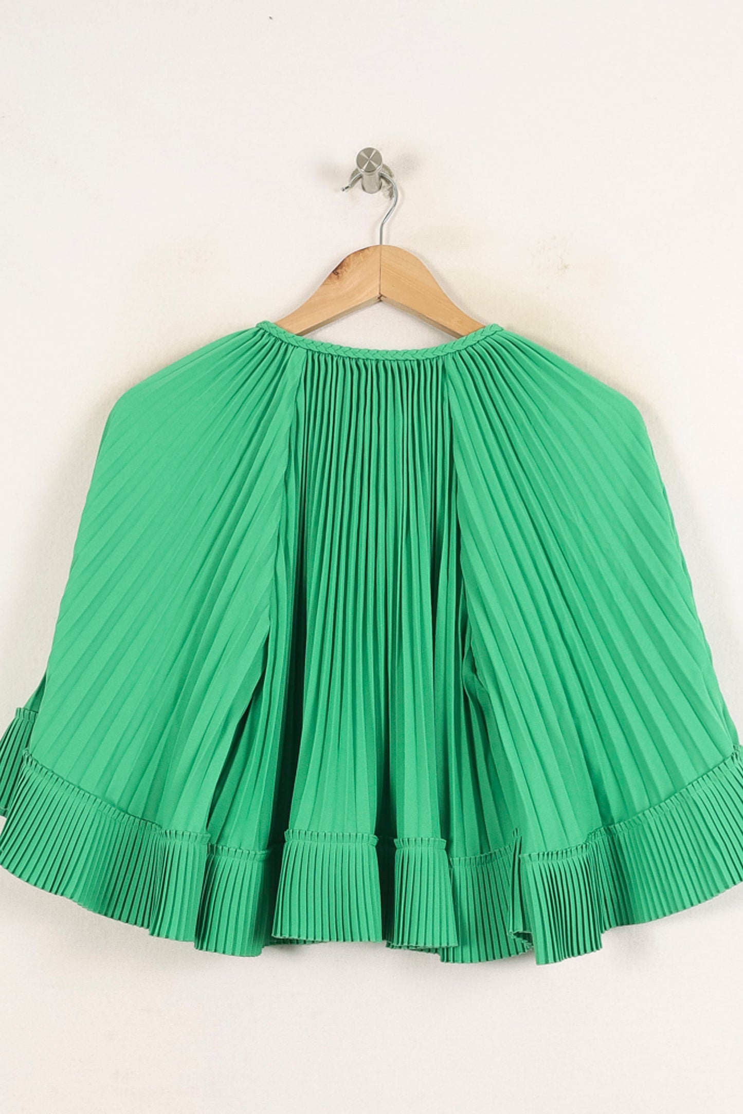 Blouse Plissée Verte - Taille S/36