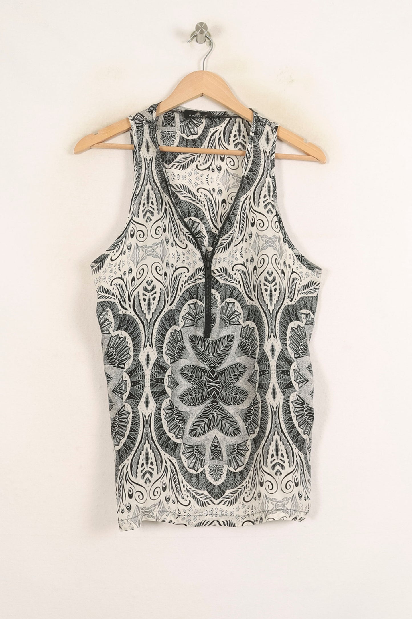 Débardeur Blanc et Noir - Taille XL/42