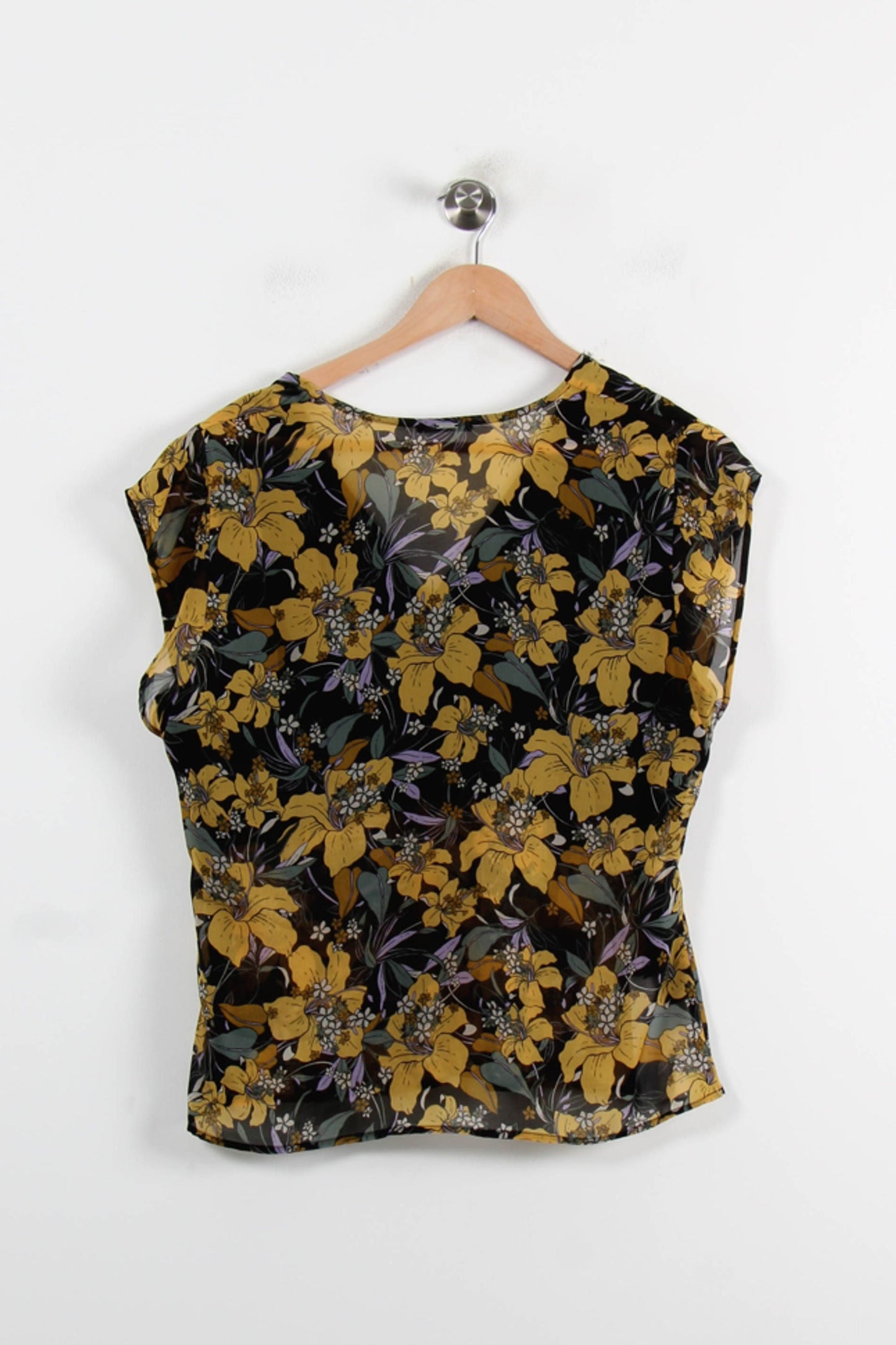 Blouse Noire et Jaune - Taille XL/42