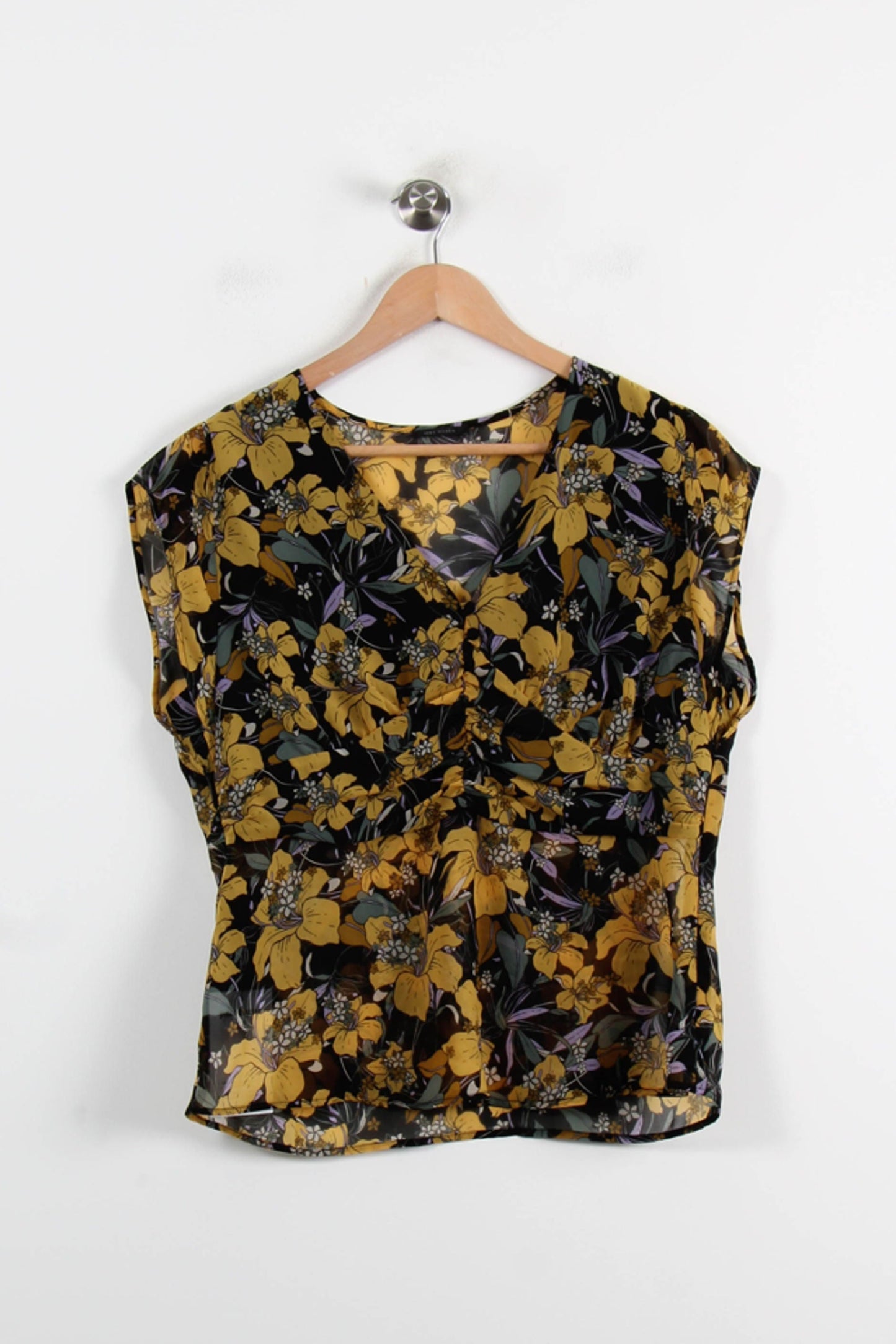 Blouse Noire et Jaune - Taille XL/42